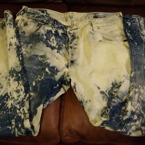 G-star acid wash denim jeans